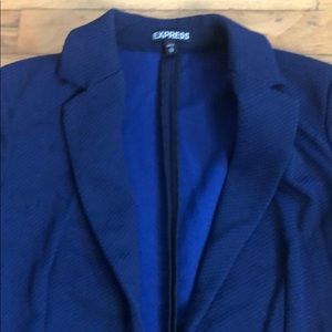 Express blazer navy blue